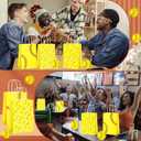 2 x 16 Pcs Softball Party Treat Bags,Softball Gift Bags,Softball Goodie Favor Treat Bags,Softball Treat Candy Bags with Handle,Softball Present Bags for Sport Softball Birthday Party Decorations Supplies