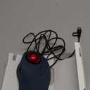 Wired Trackball Mouse for Large Hands, Ergonomic Design Reduces Wrist & Muscle Strain, Precision Tracking with Easy Index Finger Control, Compatible with PC, Laptop, Windows, Mac, Red