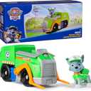 Paw Patrol, Rocky's Recycle Truck, Toy Vehicle with Collectible Action Figure, Sustainably Minded Kids Toys for Boys & Girls Ages 3 and Up