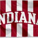 College Flags & Banners Co. Indiana Hoosiers Stripes Large Grommet Banner Flag