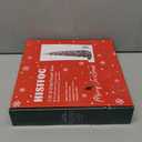 5FT Pop Up Christmas Tinsel Tree with 8 Rmote Lights Modes - Collapsible Colorful Sequin Artificial Christmas Pencil Trees Decorations for Home Apartment Party Fireplace Indoor Outdoor