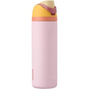 Owala FreeSip Insulated Stainless Steel Water Bottle with Straw for Sports and Travel, BPA-Free, 24 Ounce, Candy Store