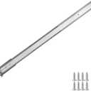 LONTAN 5 Pcs Center Mount Drawer Slides Bottom Mount for Cabinet and Dresser 22 Inch Heavy Duty Drawer Rails 15.5" Extension Glide Track