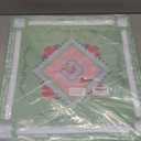 Floating Mahjong Table for Pool, 19x19 Inch Floral Game Float Board