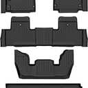 Floor Mats & Cargo Liner Set Fit for Acura MDX 2022-2025 All Weather Protection TPE Anti-Slip Automotive Full Set Floor Liners Custom Accessories - Black
