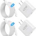 iPhone 17 Pro Max Charger Fast Charging, 45W Super Fast USB C Charger for iPhone 17 Charger Block with 10ft Type C Cord for iPhone 17/17 Pro/17 Pro Max/Air, for iPhone 16 15 Pro Max Plus, iPad, Galaxy (White)