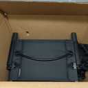 VIVOHOME Stadium Seats with Back Support and Cushion, 2 Pack Portable Bleacher Chairs with Cup Holder and Shoulder Strap (Black)