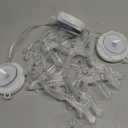 3Pcs Christmas Window Lights - Battery Powered Snowflake & Star & Elk Shaped with Suction Cup for Xmas, New Year, Balcony, Party, Indoor Outdoor Decor