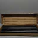 1 x 24  Black Malleable Steel Nipples Fitting, 1 Inches Threaded Pipe Nipples, DIY Steampunk Industrial Vintage Style, 10 Pack.