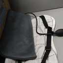 KOCASO Full Body Massage Mat with Heat, Electric Massage Mat Chair Pad Back/Neck/Foot Massager, Detachable Lumbar& Head Pillow W/ 2 Earplugs-Vibration & Kneading for Stress Relief/Gift (76.38x20.47x5.9 Inch, Gray)