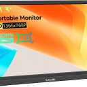 Portable Monitor 13.3 Inch, FHD 1366x768P LED Screen Small HDMI Display with Dual HDMI, Travel Monitor for Laptop/Mac/PC/Xbox/PS4/5, Built-in Speaker