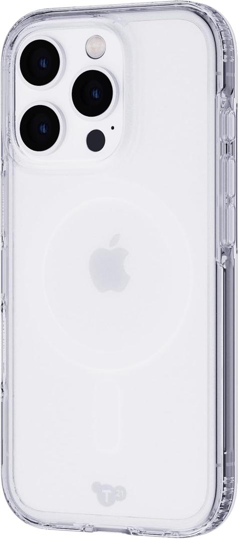 Tech21 EvoClear for iPhone 16 Pro Compatible with MagSafe - Impact Protection Case - in Clear
