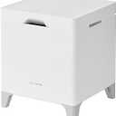 Carepod Cube Plus X50V Stainless Steel Built-in Sanitizing Hybrid Cold/Warm Mist Humidifier, Easy Clean for Larger Room 4.2 liters, Only 3 Washable Parts, Dishwasher-safe, Auto Shut-off