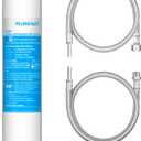 Under Sink Water Filtration System - Low Cost Replacement Water Filter for Ice Maker,Coffee Maker and Skin Care,Highly Effective Reduces Chlorine,Bad Taste&Odor,Good Choice for Home Bar and Bathroom