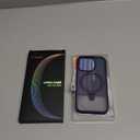 TORRAS Ultra Magnetic for iPhone 14 Pro Case with Sturdy Stand, [Exceed 3X Mil-Grade Shockproof & Compatible with MagSafe] Sleek Unbreakable Kickstand Case Ostand Series, Matte Purple