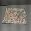 Horaldaily Floral Rectangular Tablecloth 60x84 Inch, Pink Birds Elegant Vintage Washable Seasonal Table Cover for Party Picnic Dinner Decor