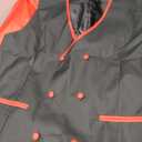 TUXBURNTXZ Black and Red Suit for Men Tuxedo Suit Slim Fit Double Breasted Suit XL