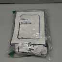 NBEADS 12 Pcs Kraft Paper Gift Bags with Clear Window, 7.9x5.9x4.1inch Paper Gift Tote Bags with Handles for Birthday Bridal Shower Festival Party, White Black