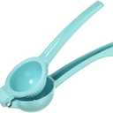 uxcell Manual Hand Squeezer, Aluminium Alloy Lemon Orange Citrus Juicer Suitable for Lemon, Watermelon, Orange, Pomegranate, Cucumber - Blue
