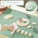 Silicone Mats for Baking 26" x 18" Pastry Mat with Measurements Extra Thick Baking Mat for Rolling Out Dough,Bread,Pie,Cookies,Sourdough,Pizza and fondant,Food Grade Dough Mat