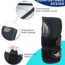 HiRui Wrist Brace for Carpal Tunnel Arthritis, Wrist Support with Splints Compression Hand Support for Tendonitis Sprain, Fits Day&Night Sleep Support, Adjustable (Small, Right Hand (Pack of 1))