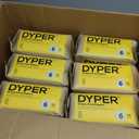 DYPER - Baby Diapers Size 6 (18 Count) - Plant Based Disposable Diapers for Day and Overnight Premium Leak Protection, Skin-Friendly Comfort with Soft Size 6 Diapers (>35 lb) Pack Of 6
