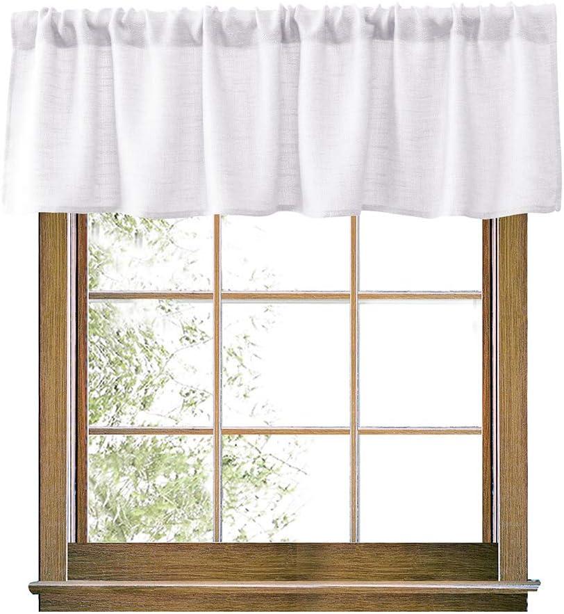 Valea Curtain Size 14 x 56 Inch, White