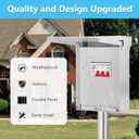 Magula 60 Amp Spa Panel with 3-Pole 60 Amp GFCI Breaker Included UL Listed Extra Spaces for Branch Circuits Outdoor Rated Weatherproof Box for Spa with Knockouts