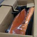 Desk Chair Home Office Chair, Mesh Computer Chairs with Lumbar Support& Armrests, Adjustable Ergonomic Mid-Back Computer Desk Chair, Executive Rolling Swivel Task Chair for Adults, Orange