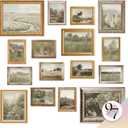 97 Decor Large 11x14 French Country Wall Art Decor - Vintage Wall Art Prints, Farmhouse Wall Decor Vintage Botanical Print, Nature Poster Landscape Painting Spring Pictures For Bedroom (Unframed)