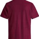 Boys Casual Polo Shirt Short Sleeve Waffle Solid Collared Shirts for Kids Aged 8 Year