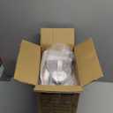 Porch Light with GFCI Outlet with Remote, Dusk to Dawn Outdoor Lighting with Outlet, Upgraded 4 Lighting Modes Motion Sensor Outdoor Lights, Waterproof Outside Lights for House Patio Garage Front Door (1-Pack, White)