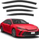 Rain Guards for Toyota Camry LE SE XLE XSE 2025 2026 Window Visor Window Wind Deflector Rain Guard Shield Cover Vent Visor Glossy Black (for Camry LE SE XLE XSE 25-26)
