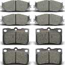 ALADICHE Front Rear Brake Pads Compatible with 2006-2008 LEXUS IS250 (D1113 D1178)