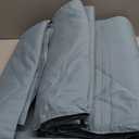 puredown Down Throw Blankets for Couch, Lightweight Down Throw for Indoor and Outdoor, Soft Throw Blanket for Travel and Home, Blue (50" x 70")