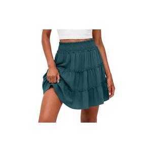 Lepunuo High Waisted Womens Skorts Skirts Boho Casual Flowy Trendy Cute Short Skirt with Pockets