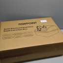 Stainless Steel Cat Litter Box with Enclosure, Large Litter Box for Cats and Kittens, Smooth Easy Clean Interior, Durable Metal Design with Cover, Litter Shovel, Pad and Footboard Included (Black)