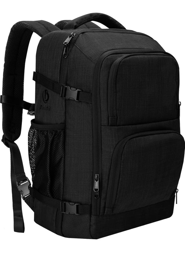 Dinictis Travel Backpack Carry on Flight Approved, Backpack Suitcase for Travel, Personal Item Travel Bag fits 17 in
