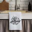 Gothic Kitchen Dish Towels,Bathroom Hand Towel,I Came I Saw I Had Anxiety I Left Gothic Decor for Kitchen Bathroom, Funny Gifts for Women Tea Towel 16x24 inch