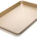 Vinino Half Sheet Pan, Baking Sheet, Cookie Sheets For Baking with Square Texture Pattern, 12"x17" Thicker Carbon Steel Non-stick Baking Pan Tray