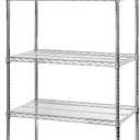Seville Classics UltraDurable Heavy Duty NSF Solid Steel Wire Rack Storage Unit, Organizer for Garage, Warehouse, Office, Restaurant, Classroom, Kitchen, Steel, 5-Tier Shelving, 36" W x 18" D
