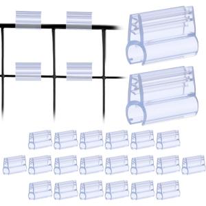 DLUGOPIS 30 Pack Gridwall Sign Holder Clip Grid Display Card Holder Grip Gridwall Accessories For Wire Rack 1*0.4*0.65inch(Fits .25" Diameter Wire Grid Panels) DLUGOPIS 30 Pack Gridwall Sign Holder Clip Grid Display Card Holder Grip Gridwall Accessories For Wire Rack 1*0.4*0.65inch(Fits .25" Diameter Wire Grid Panels)