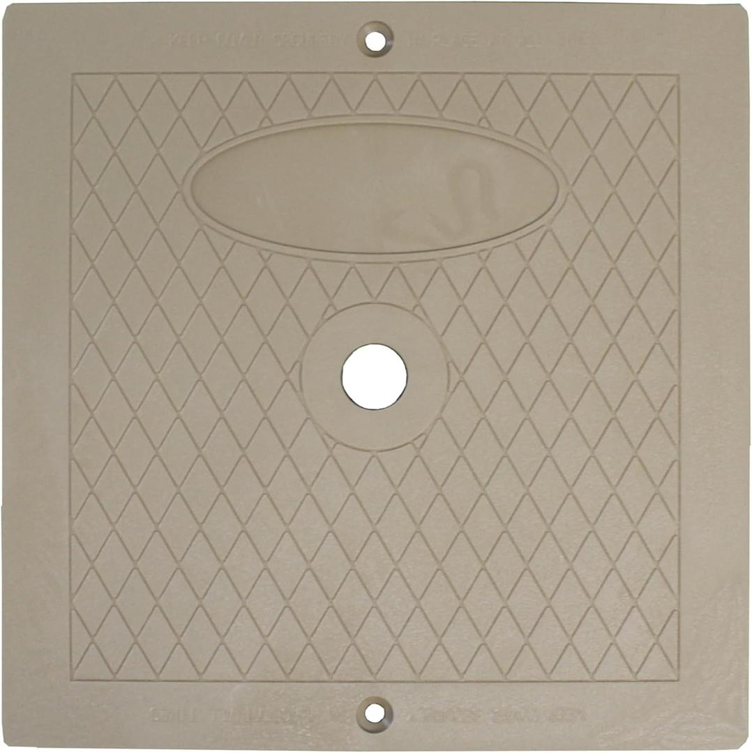JSP Manufacturing 10 Inch Square Skimmer Deck Cover 10"x10" Lid Replacement for Hayward SPX1082E SP1082 (1, Tan) JSP Manufacturing 10 Inch Square Skimmer Deck Cover 10"x10" Lid Replacement for Hayward SPX1082E SP1082 (1, Tan)