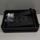 Goovilla 3 Tier Rolling Utility Cart Organizer with Removable Drawer, Stable and Sturdy Black Rolling Storage Carts with 2 Lockable Wheels for Bathroom, Kitchen, Snack, Craft, Makeup, Baby Essentials