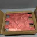 WEIMEISC 10 Sheets Peel and Stick Backsplash Tile for Kitchen, Self-Adhesive Mosaic Tile, Stick on Bathroom VanitiesFireplace Dcor, Laundry Table (Red)