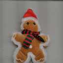 DODODOLA Squeaky Dog Toys Christmas Dog Toys with Crinkle Paper Cute Stuffed Gingerbread Man Gift Dog Plush Toys Chew Toys for Small, Medium, Large Dogs Breed