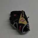 WILSON A500 11.5” Utility Youth Baseball Glove - Left Hand Throw, Black/ Blonde/ Red