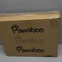 Pawaboo Foldable Dog Ramp, Small Dog Ramp for Couch Low Bed, 4 Adjustable Height from 13'' to 21", Stable Pet Steps with Non-Slip Pad, Portable Pet Ramps Use for Couch Sofa Stairs, Wood