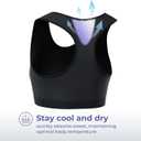 LP SUPPORT 235Z High Impact Sports Bras for Women - Workout, Gym, Yoga Bra for Ultimate Comfort & Support (Black, XL)