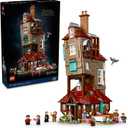 LEGO Harry Potter The Burrow Building Sets for Adults - Collectible Harry Potter Weasley House Kits with 10 Minifigures - Gifts for Men and Women, Fans - 76437